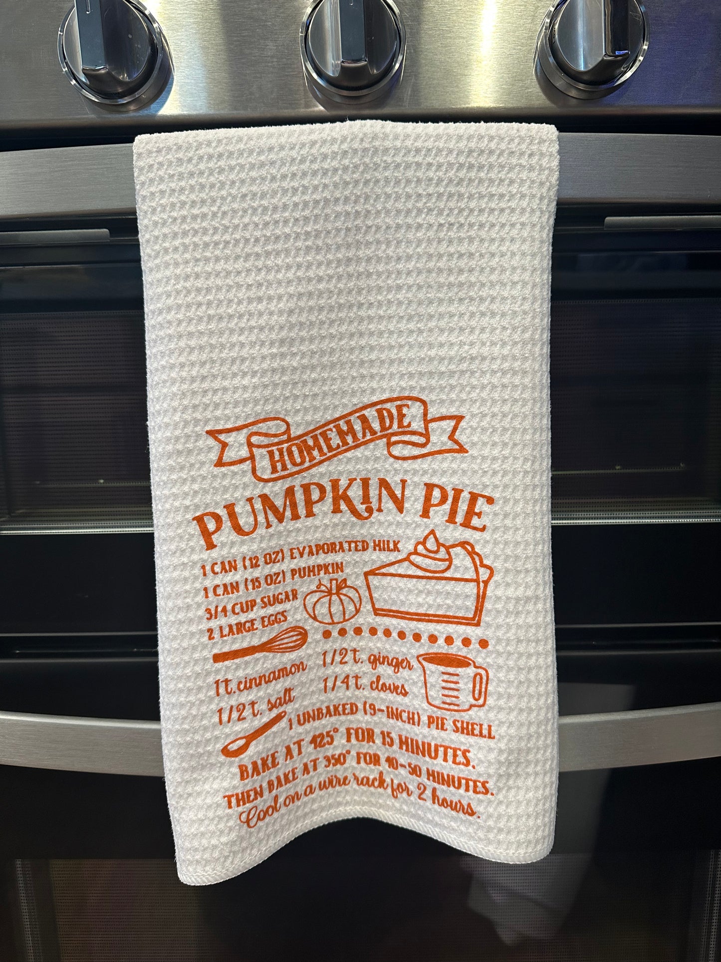 Pumpkin Pie Tea Towel
