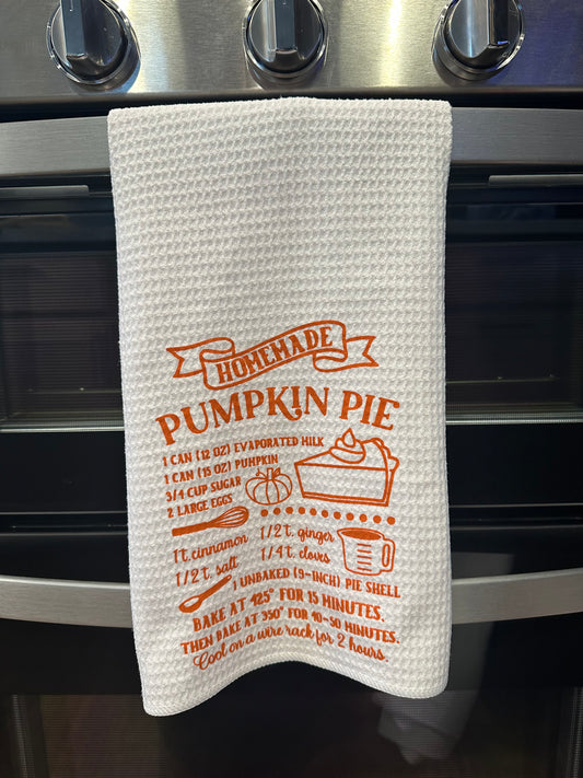 Pumpkin Pie Tea Towel