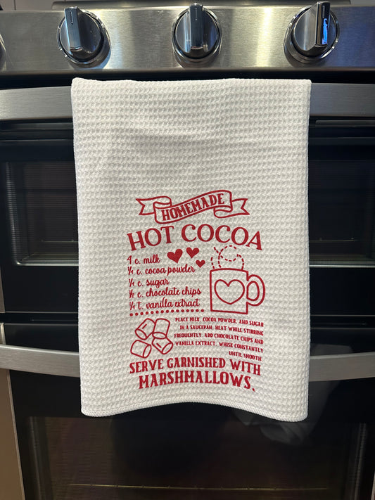 Hot Cocoa Tea Towel