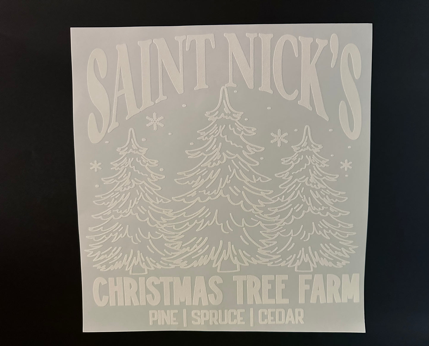 Saint Nick's Christmas Tree Farm White