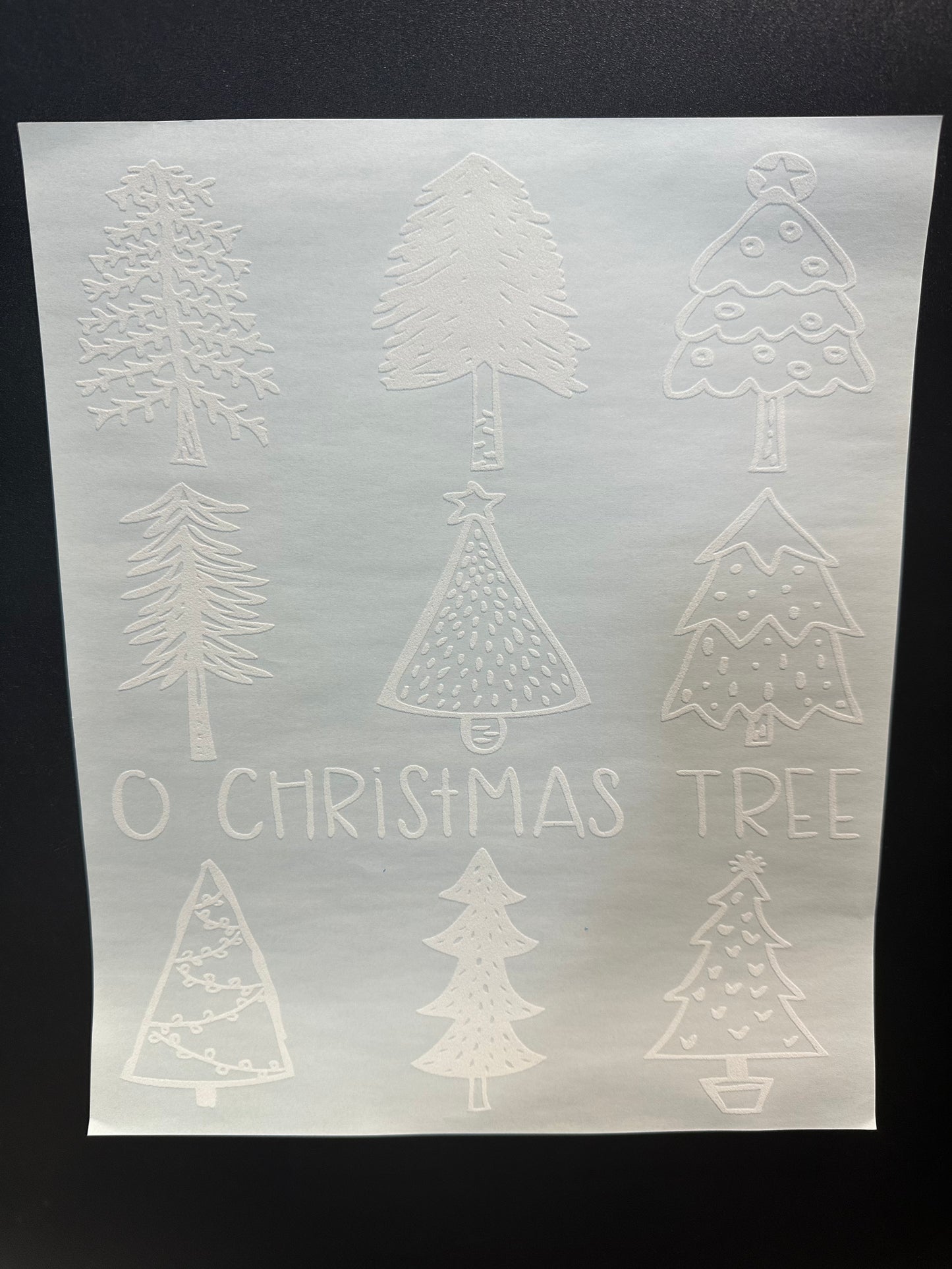 Oh Christmas Tree White