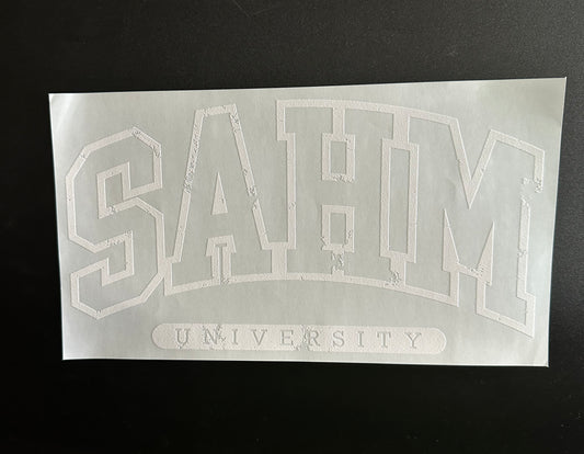 SAHM University White
