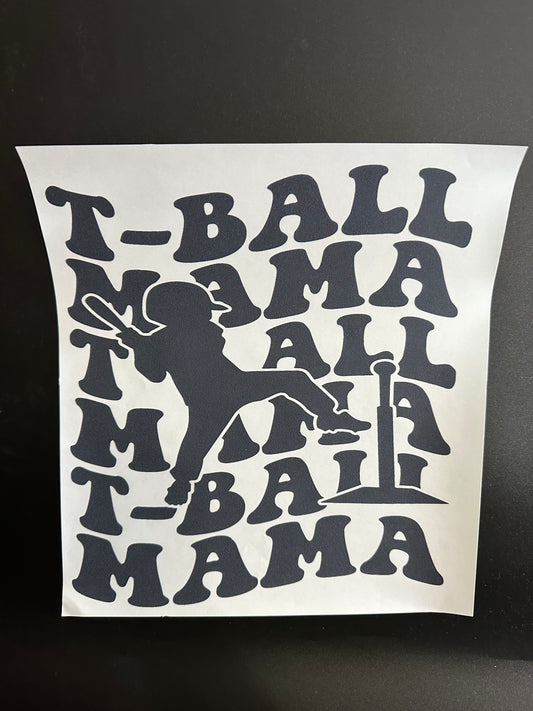 T-Ball Mama Black