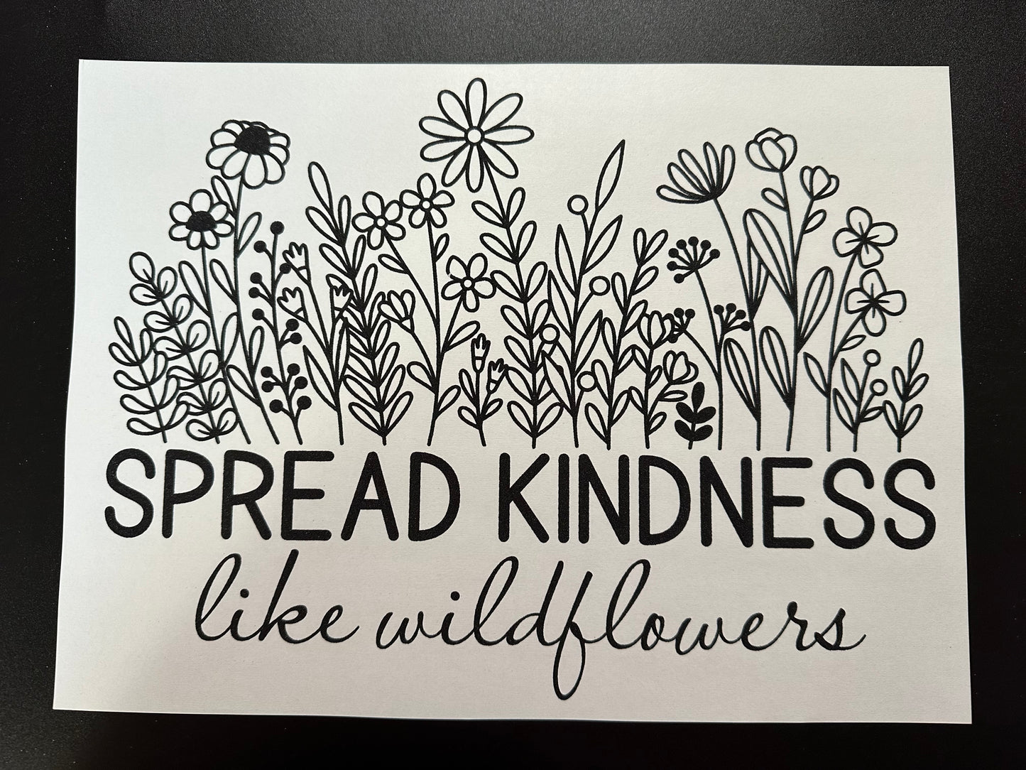 Spread Kindness Black