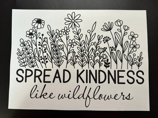 Spread Kindness Black