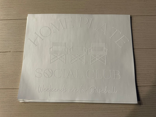 Home Plate Social Club White