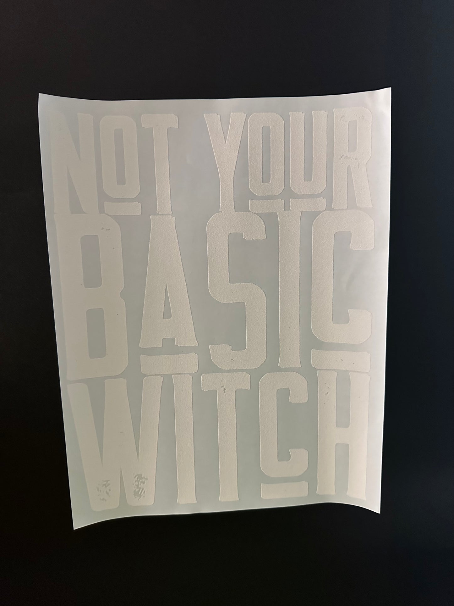 Not Your Basic Witch White