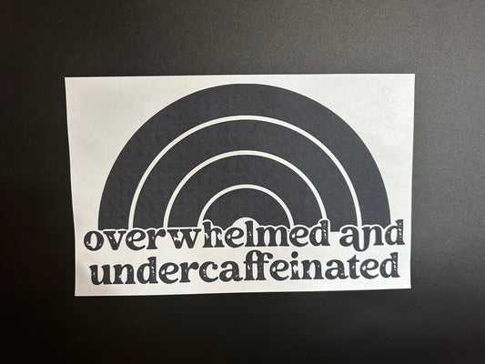 Overwhelmed and Undercaffeinated Black