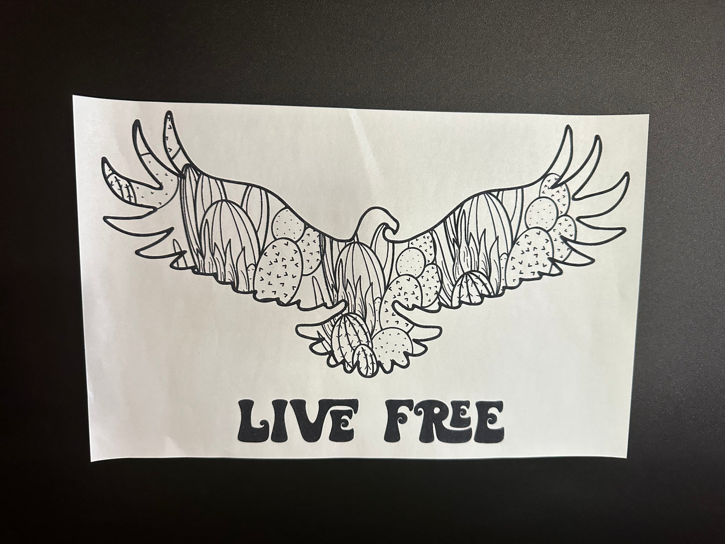 Live Free Black