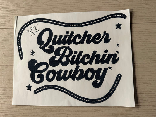Quitter Bitchin' Cowboy Black