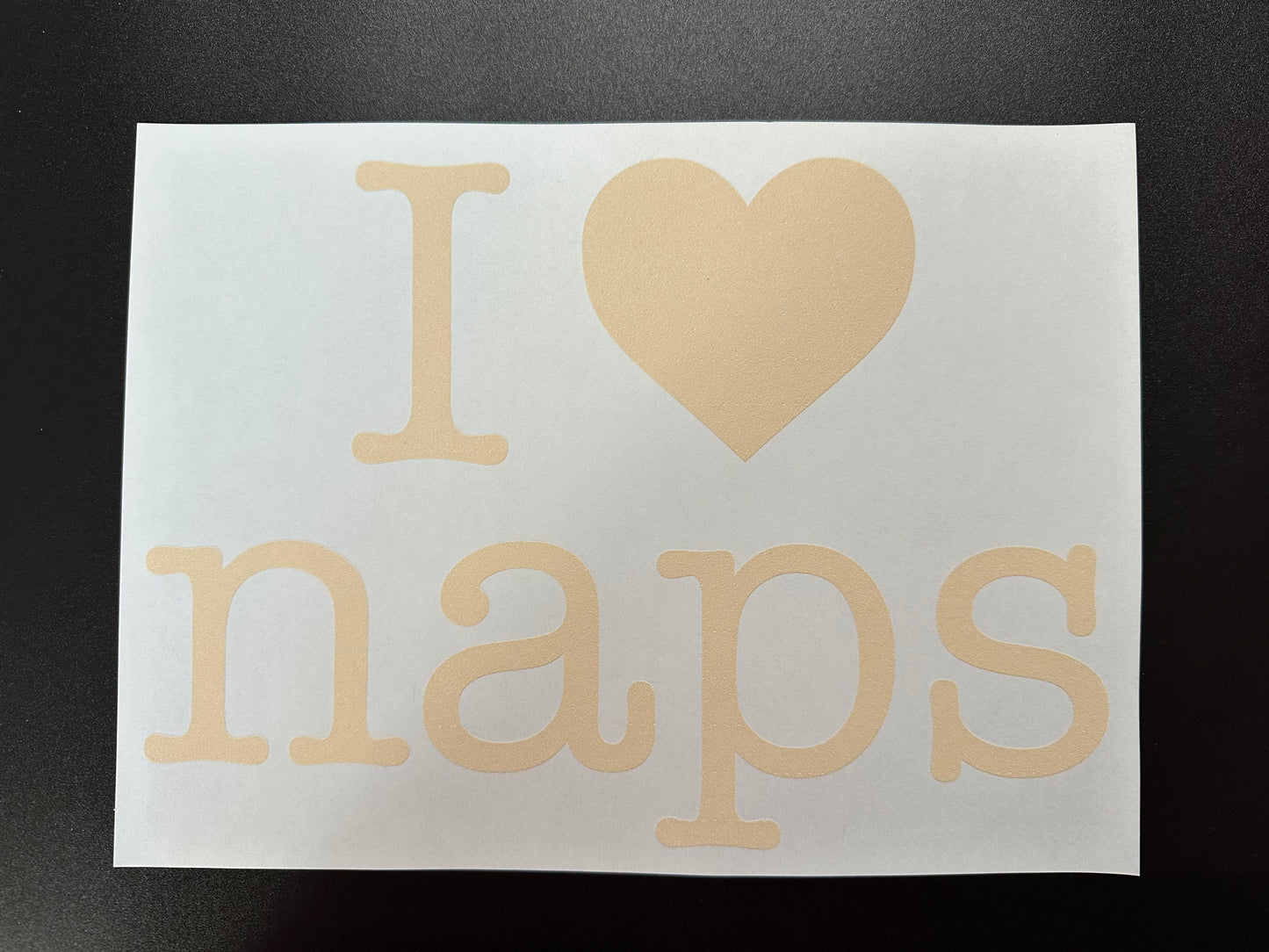 I (heart) Naps beige