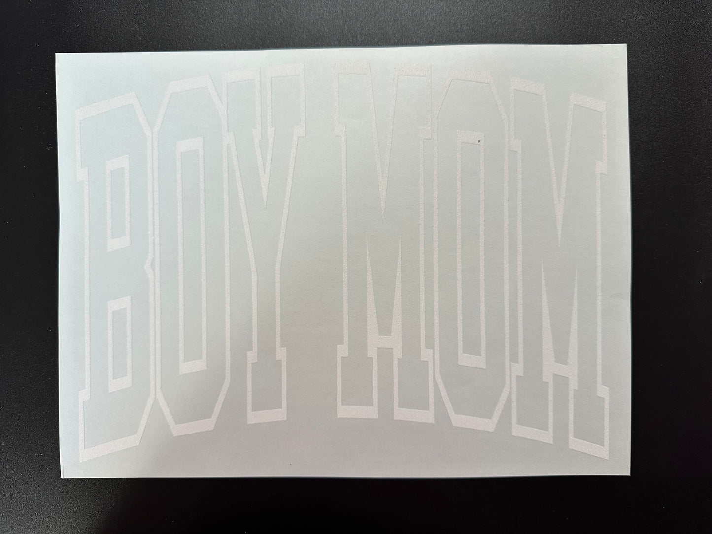 Boy Mom white