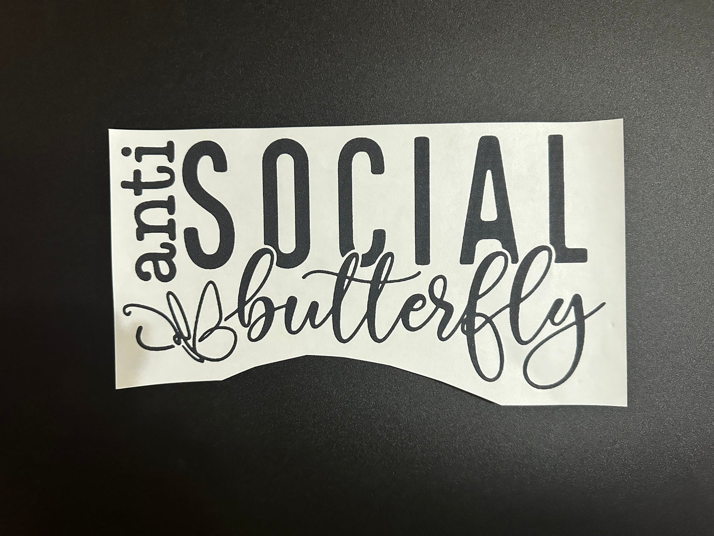 Anti Social Butterfly Black