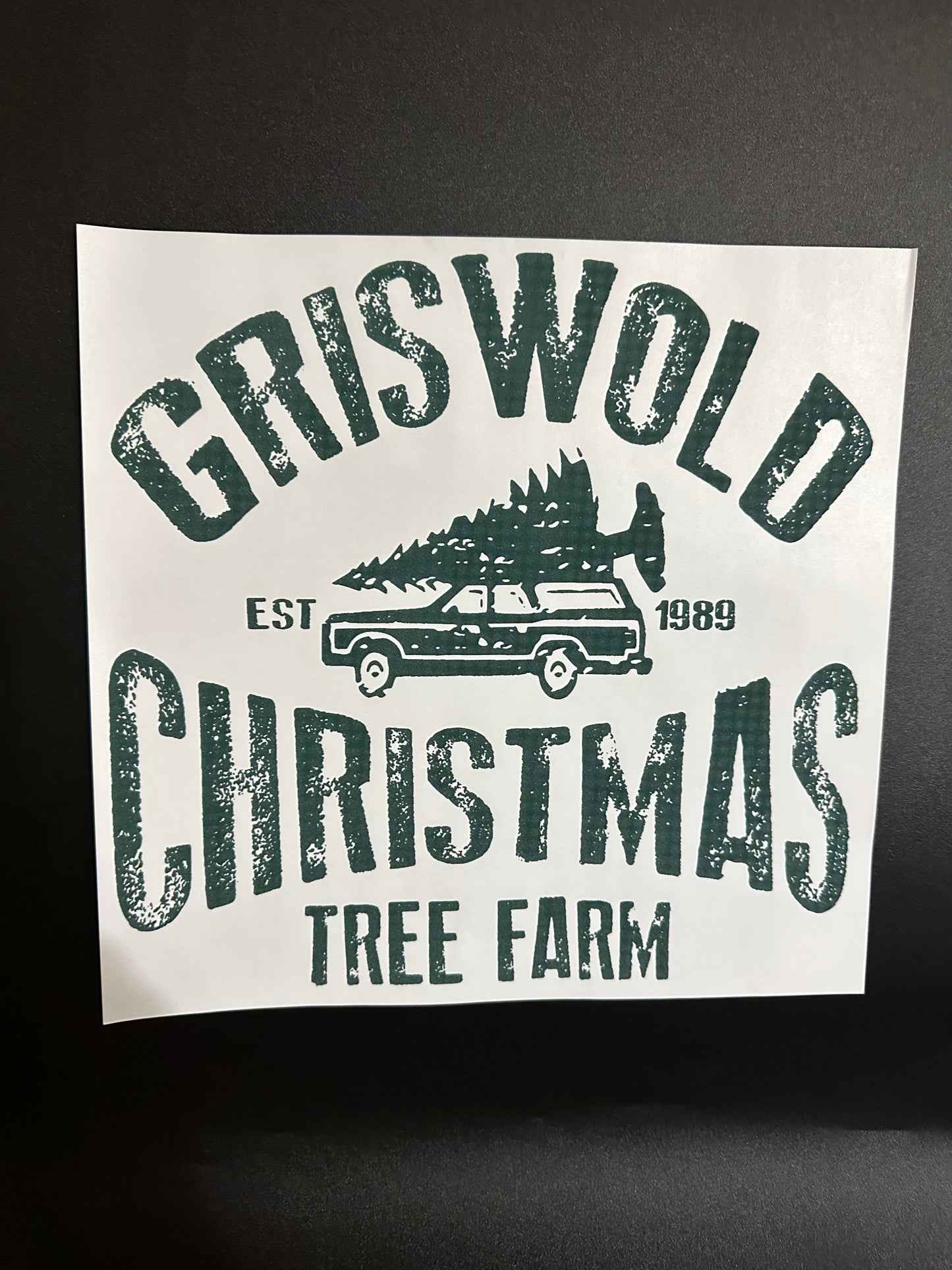 Griswold Christmas Tree Farm Green