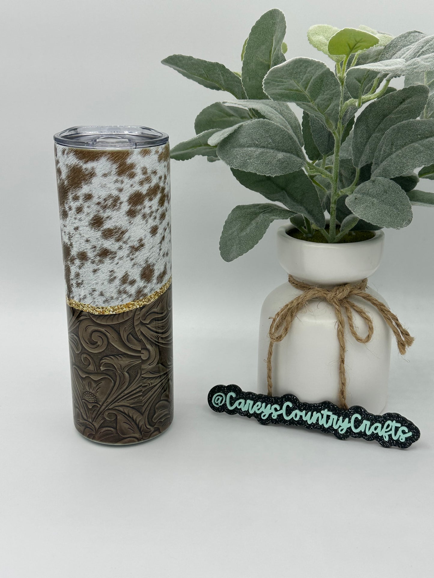 Leather Cowhide Tumbler