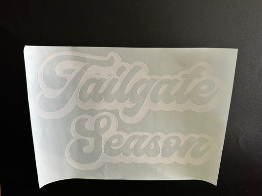 Tailgate Season White