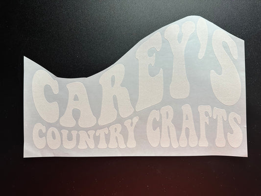 Carey's Country Crafts White