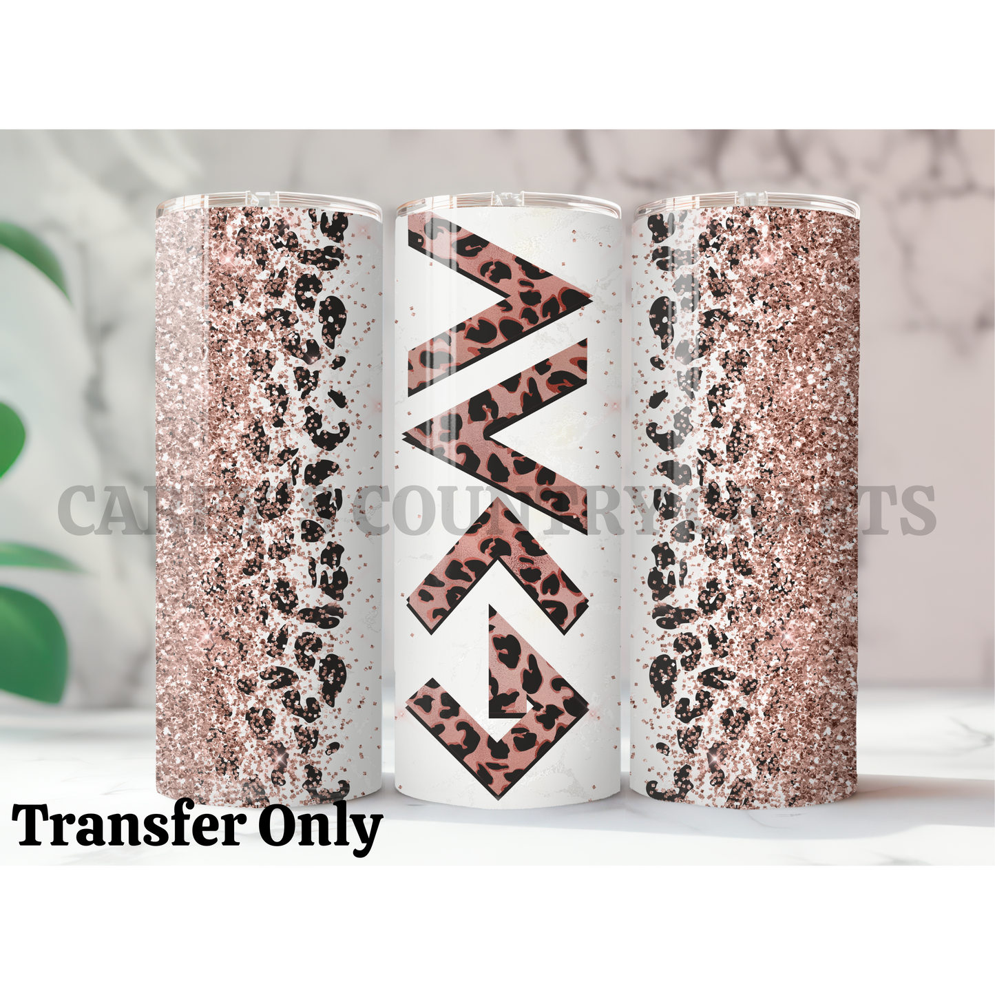 God is Greater Sublimation Tumbler Transfer