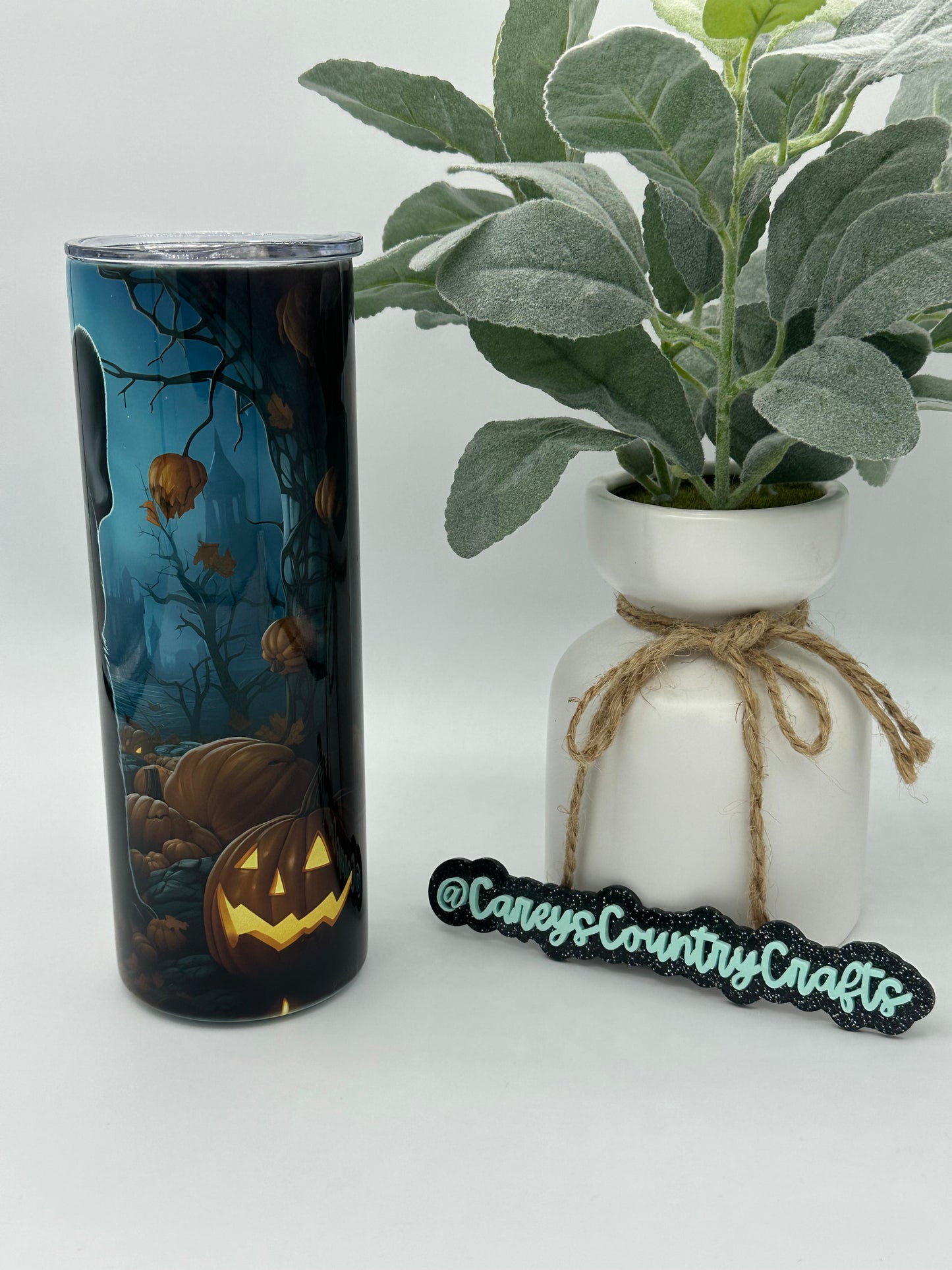 Halloween Frenchie Tumbler