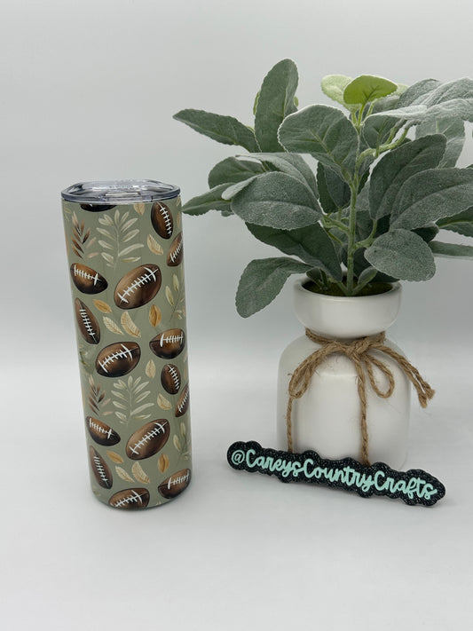 Football Foliage Tumbler