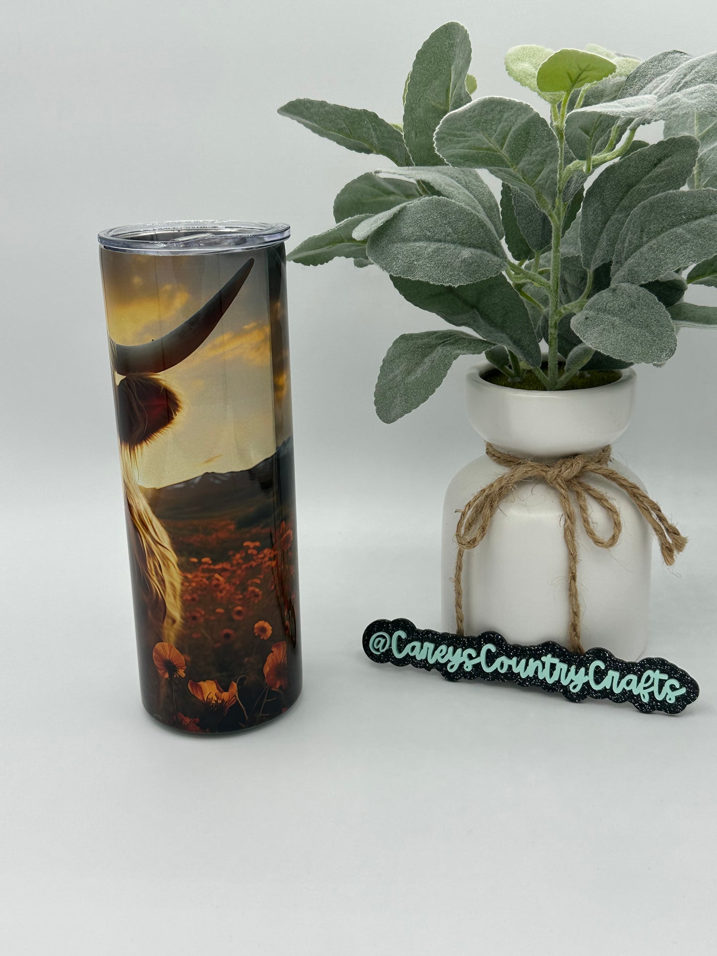 Sunset Highland Tumbler