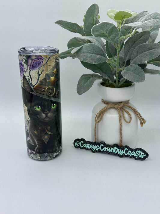 Black Cat Tumbler