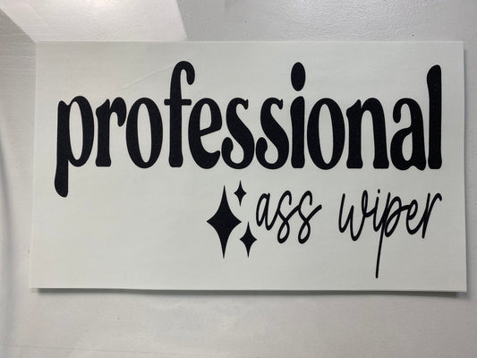 Professional Ass Wiper Black