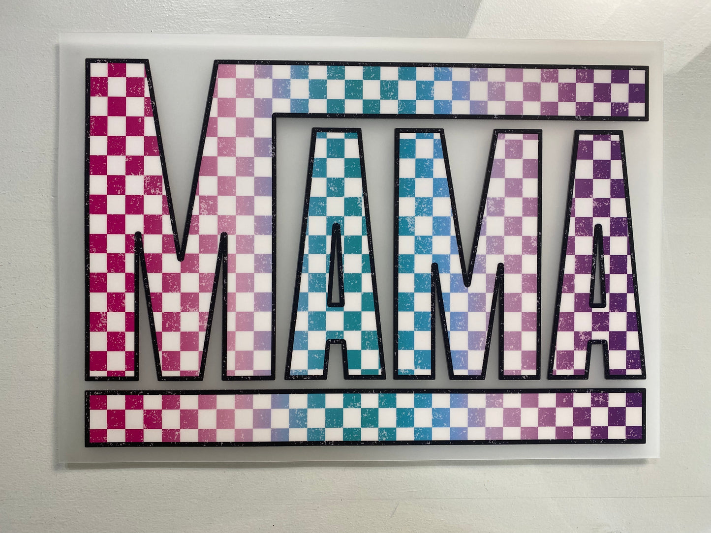 Mama Checkered Full Color