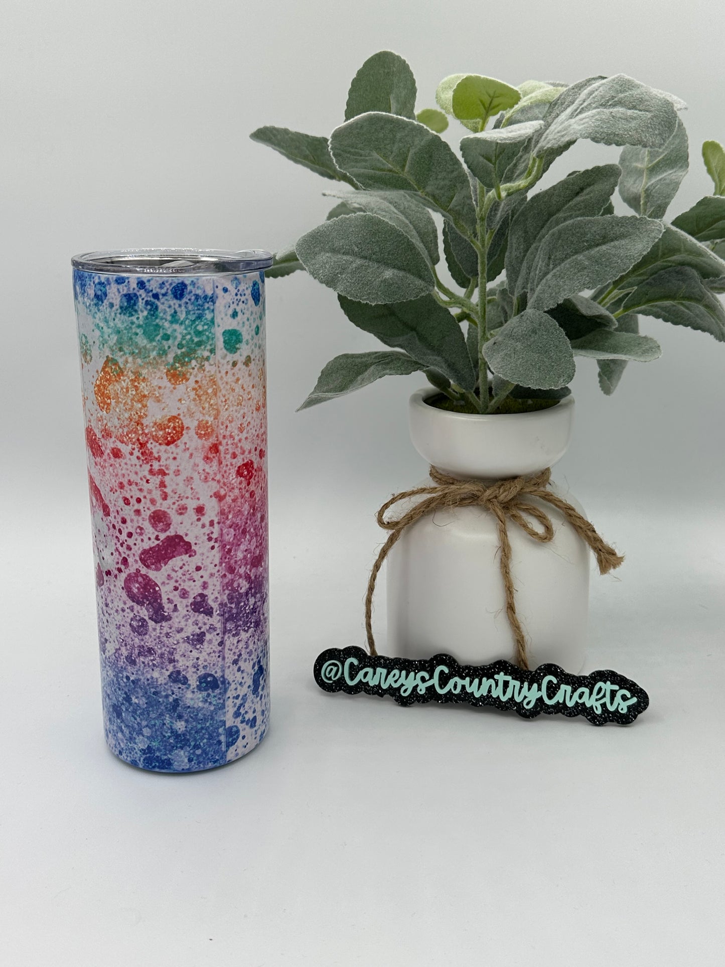 Rainbow Palms Tumbler