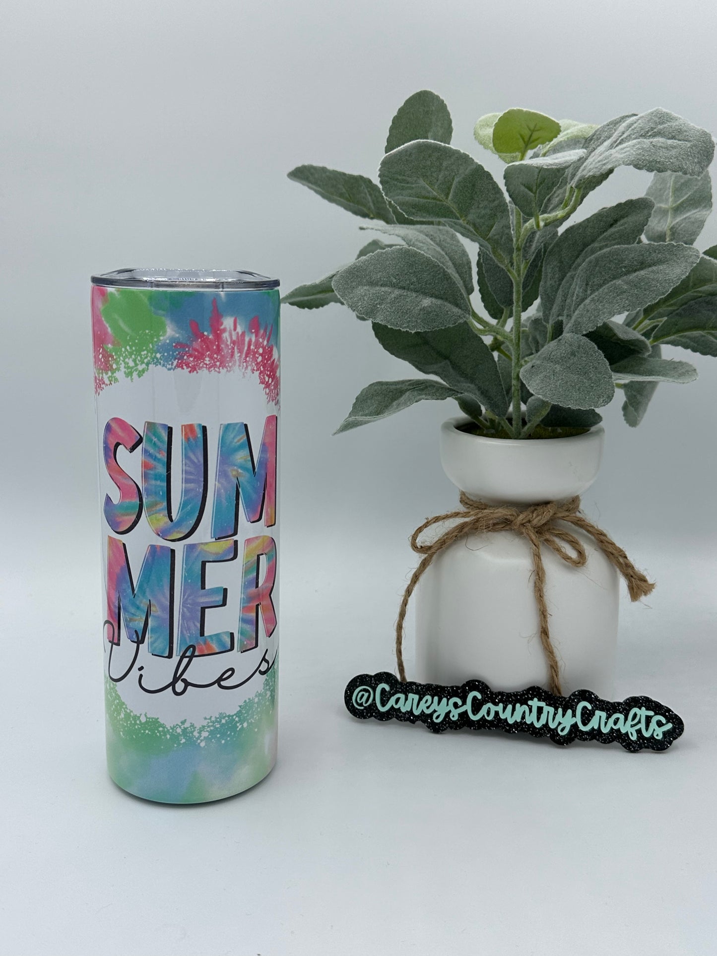 Summer Vibes Tie Dye Tumbler