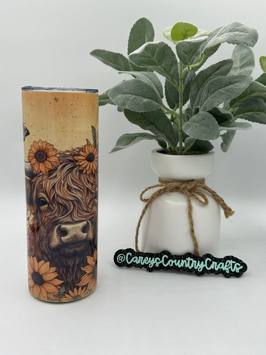 Flower Cower Tumbler