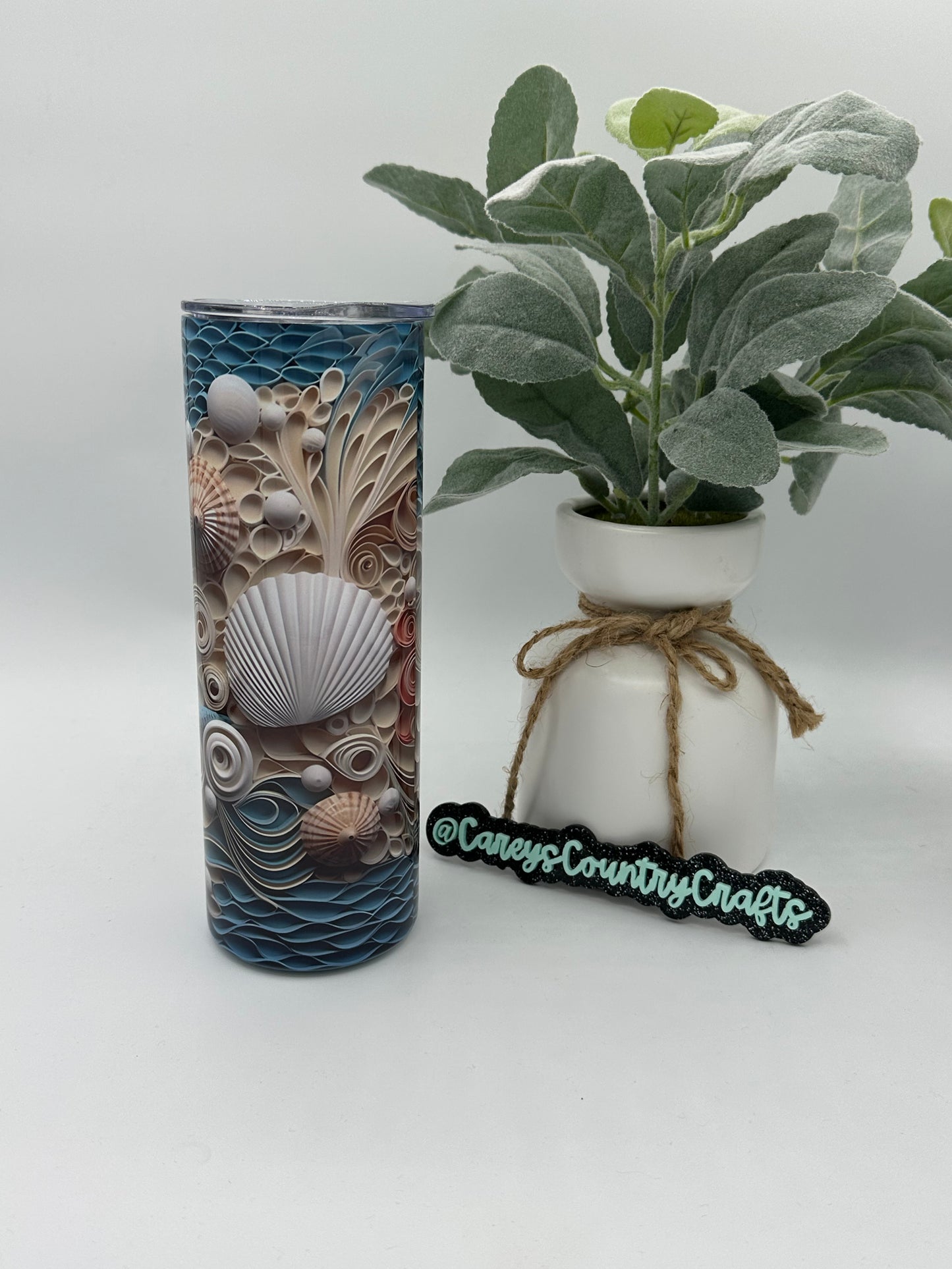 3D Shells Tumbler