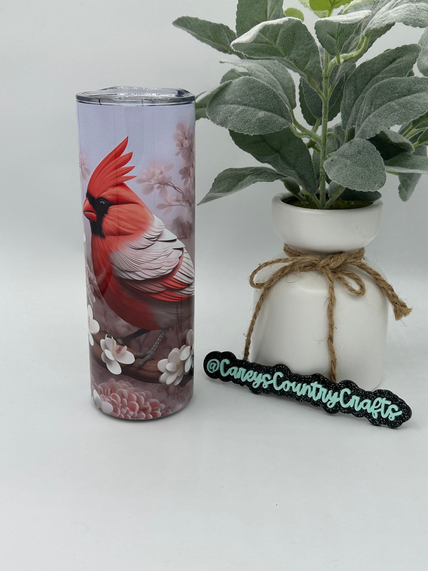 3D Cardinal Tumbler