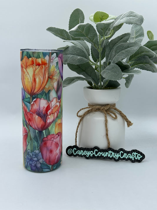 Tulip Patch Tumbler