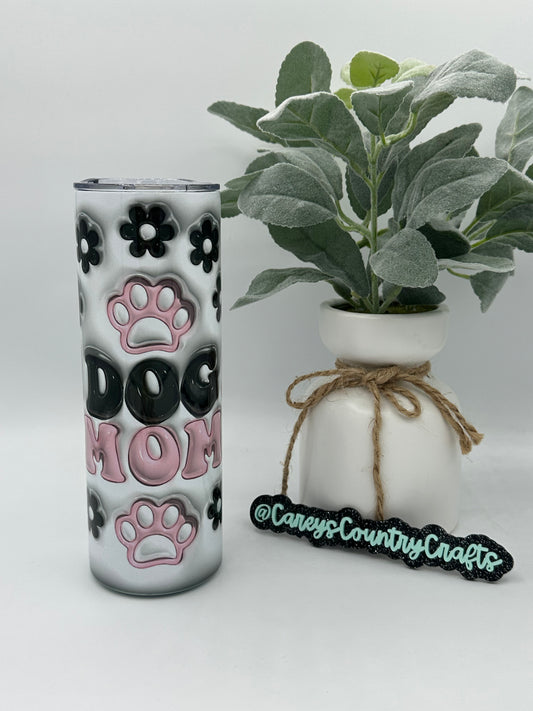 Puff Dog Mom Tumbler