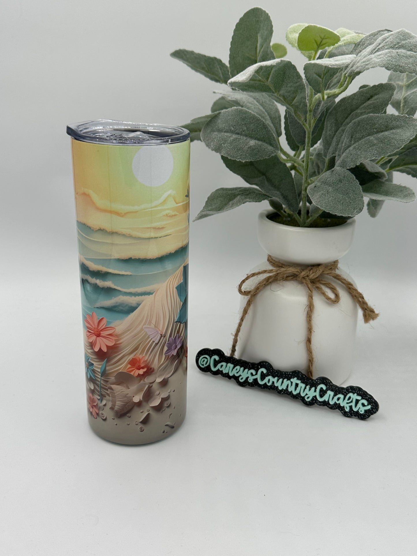 3D Ocean Waves Tumbler