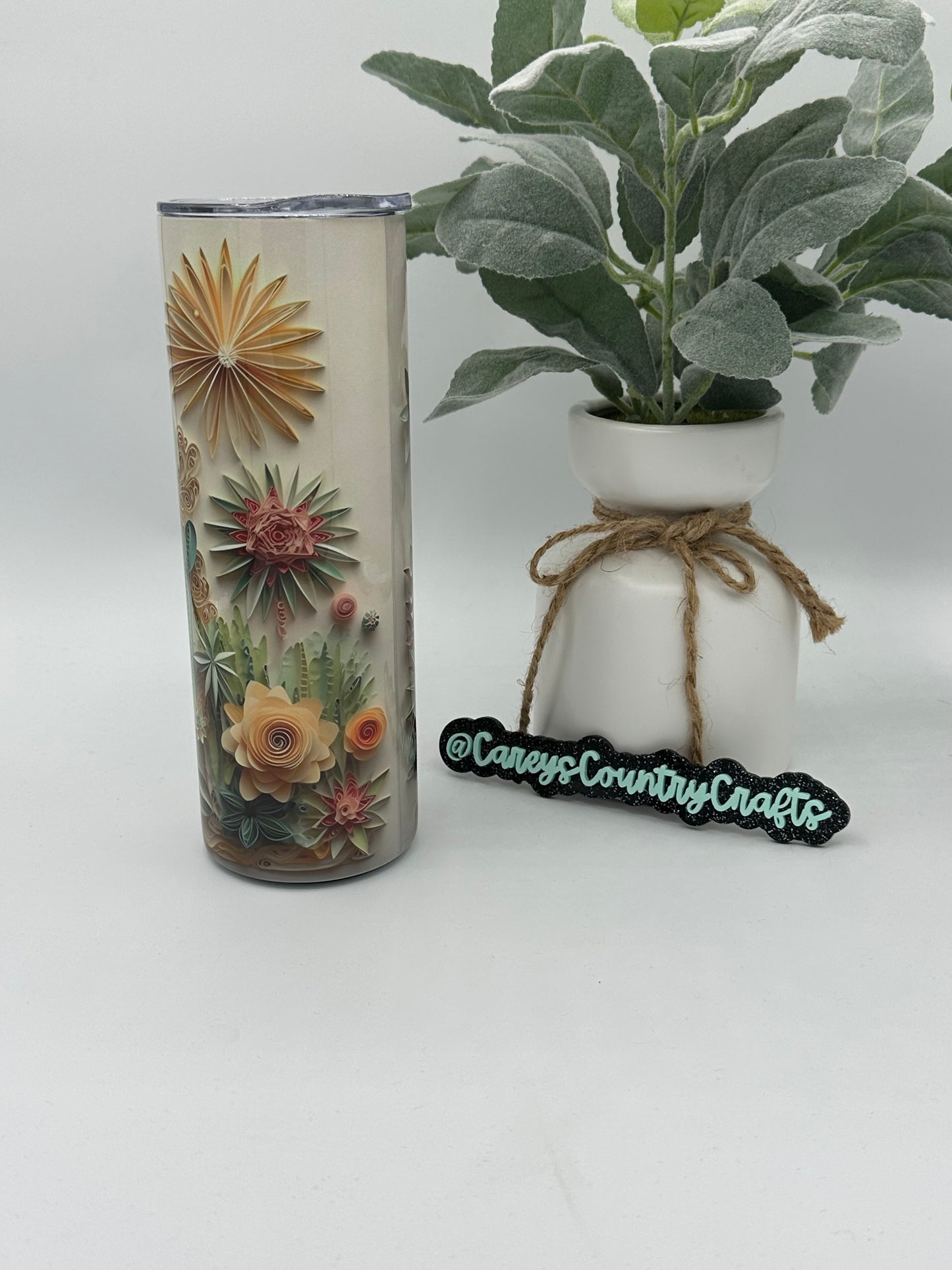 3D Cactus Tumbler