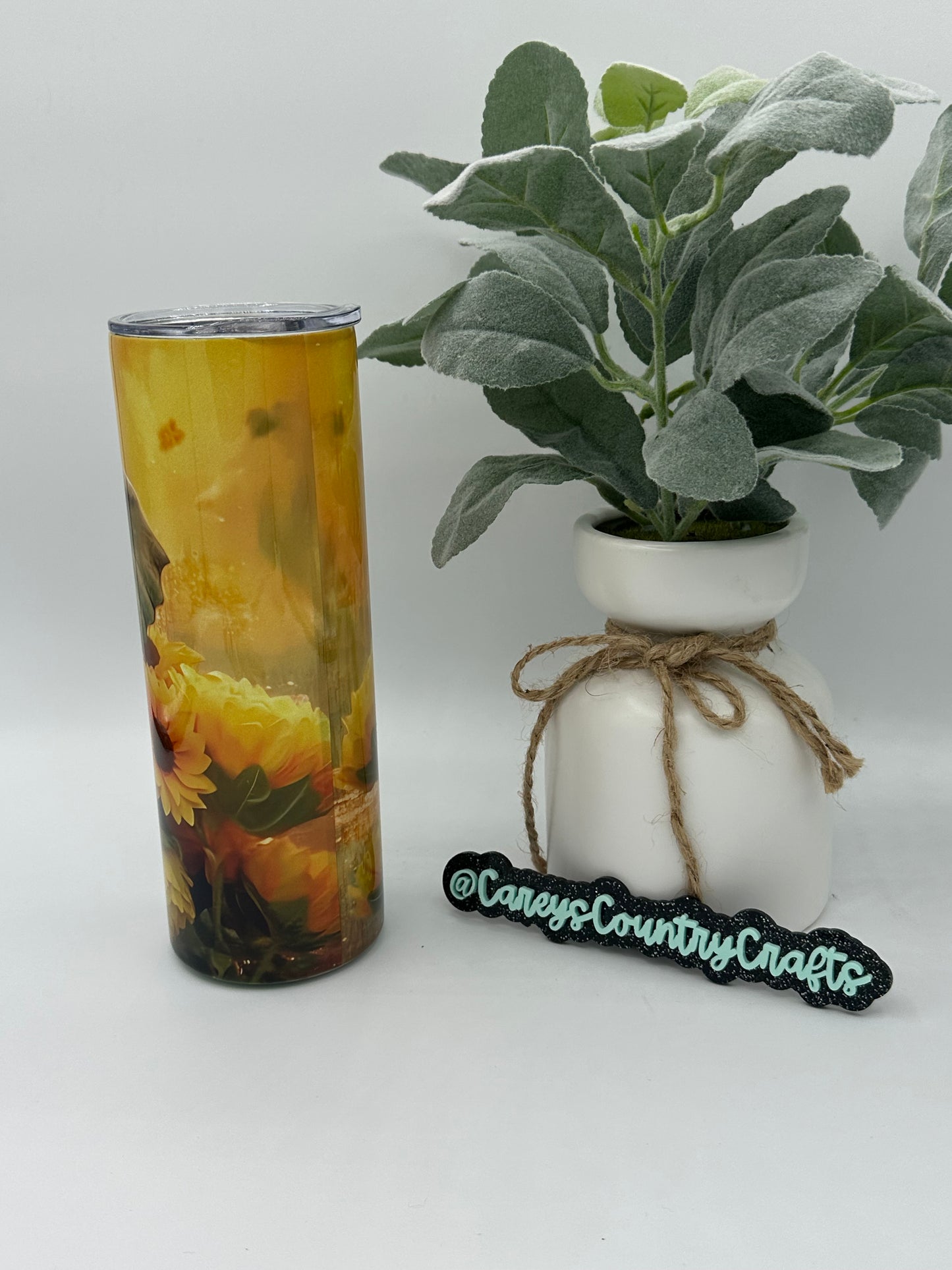 Sunflower Elephant Tumbler