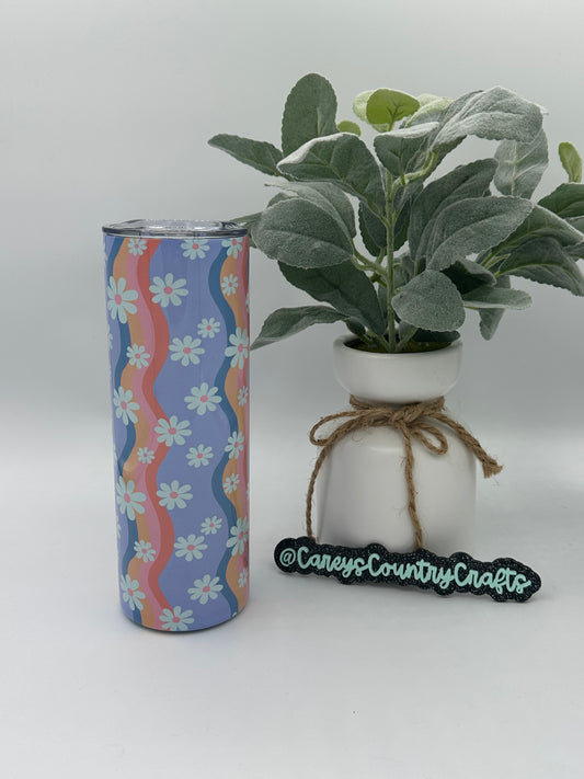 Wavy Daisies Tumbler