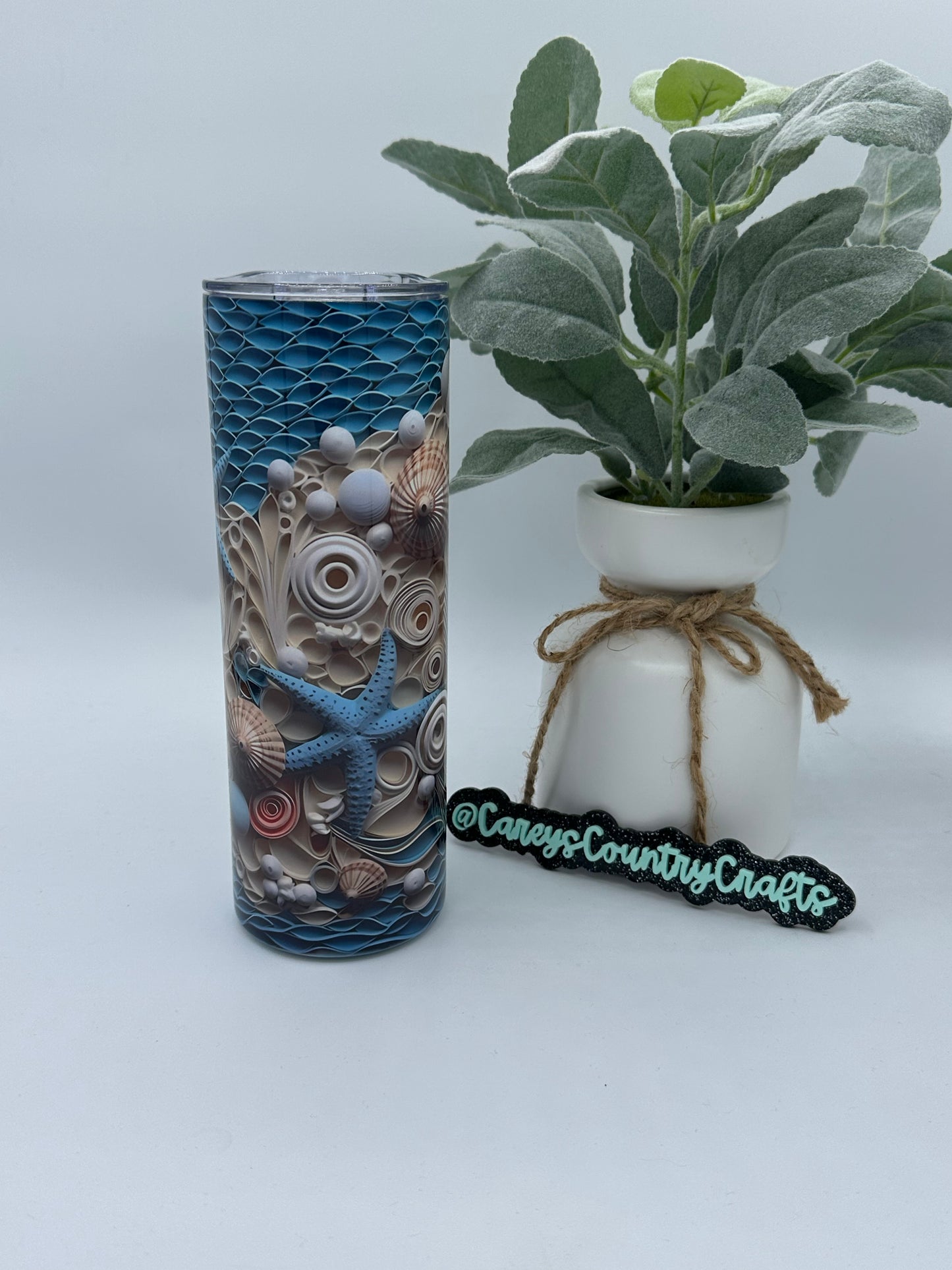 3D Shells Tumbler