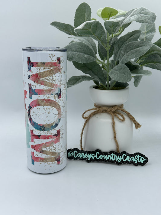 Floral Mom Tumbler