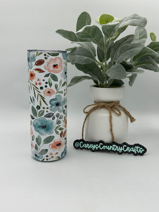 Pastel Posies Tumbler