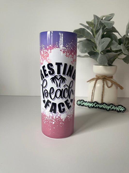 Resting Beach Face Tumbler