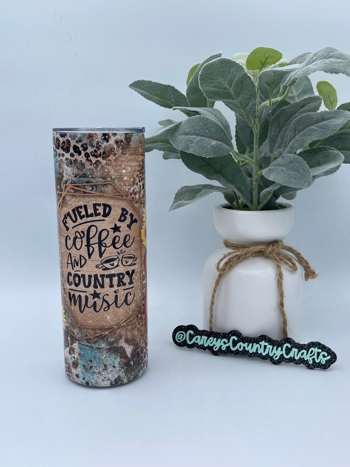 Fueled By Coffee and Country Music Tumbler