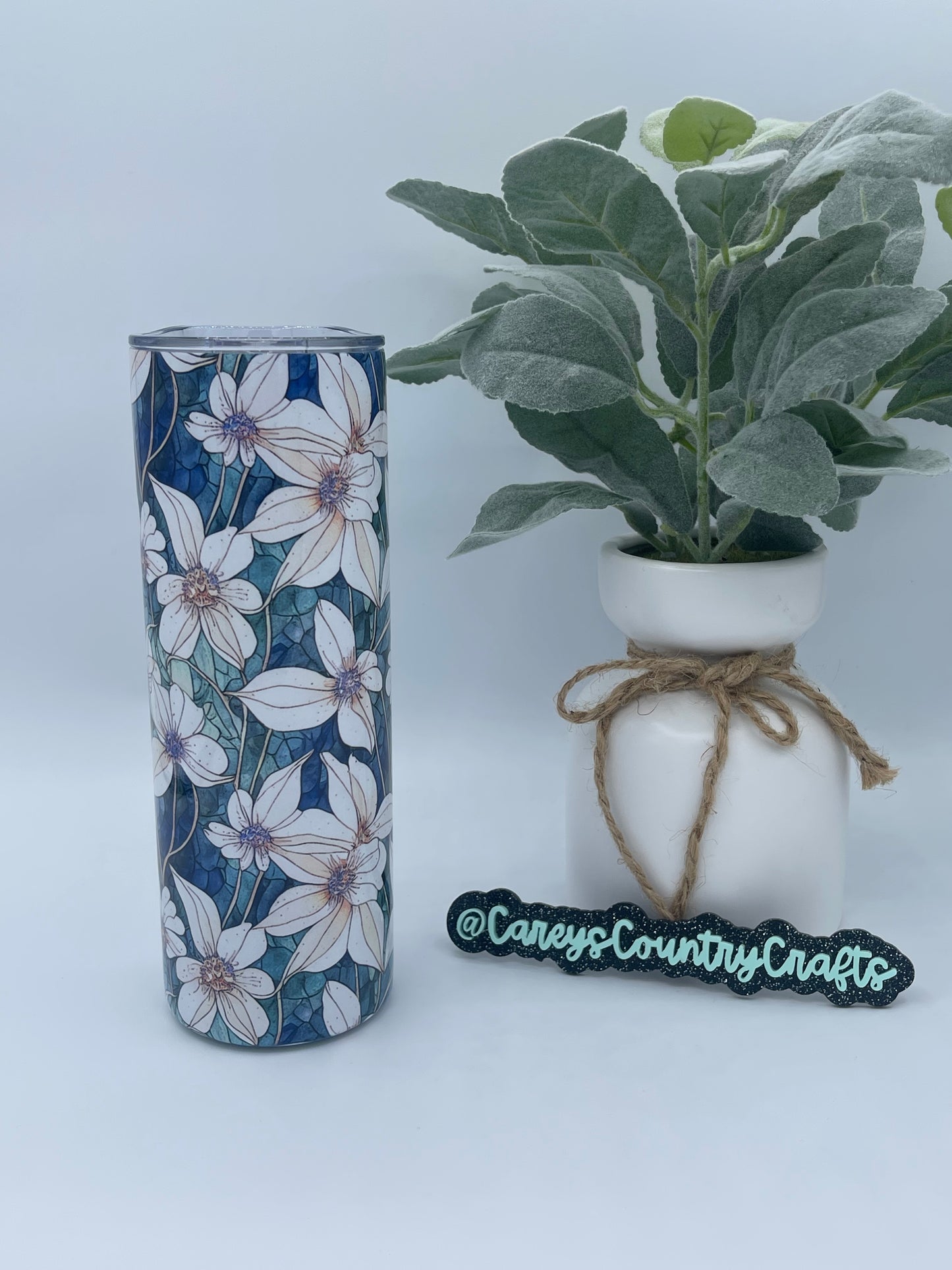 Blue Blossoms Tumbler