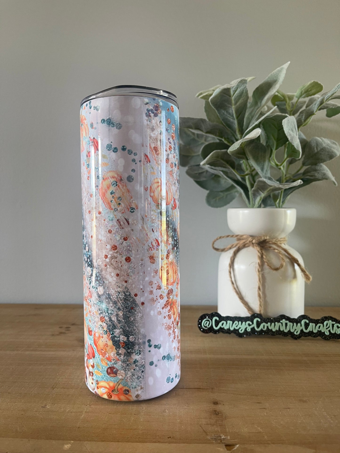 Pumpkin Swirl Tumbler