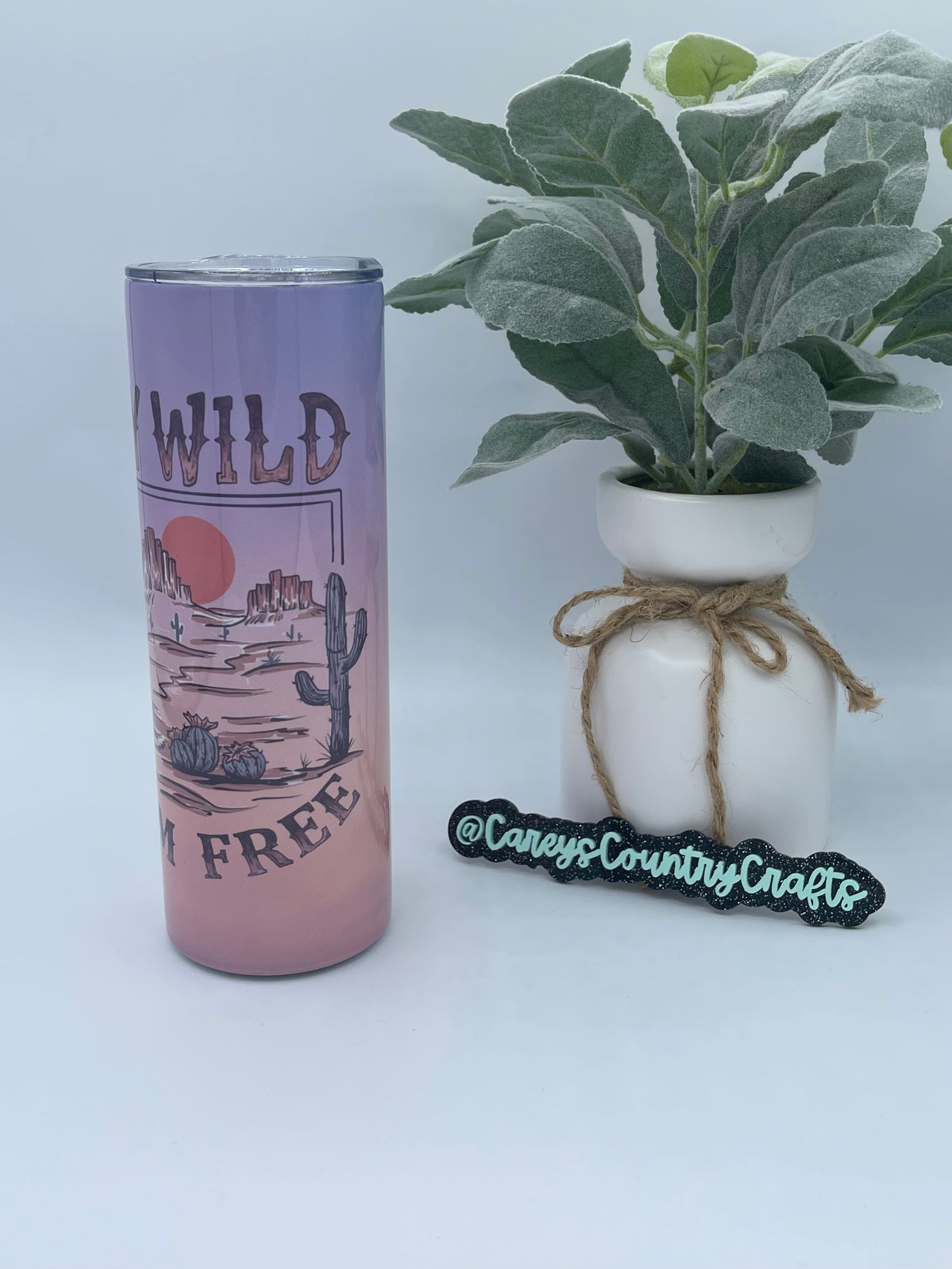 Stay Wild Roam Free Tumbler