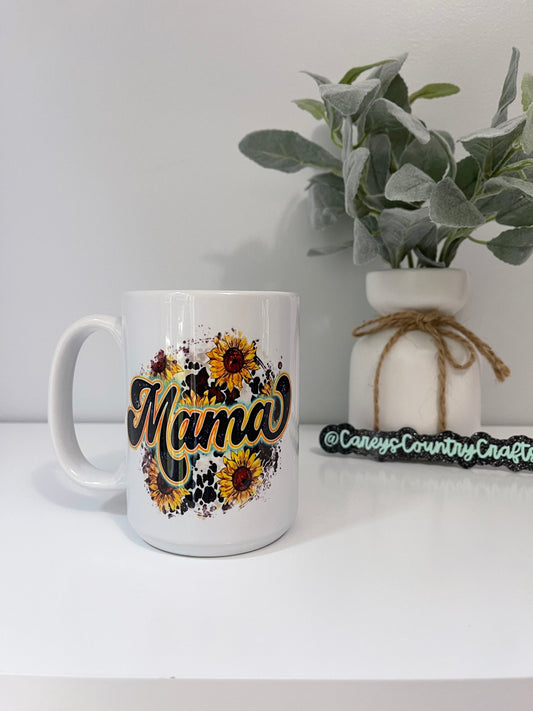 Mama Sunflower Mug