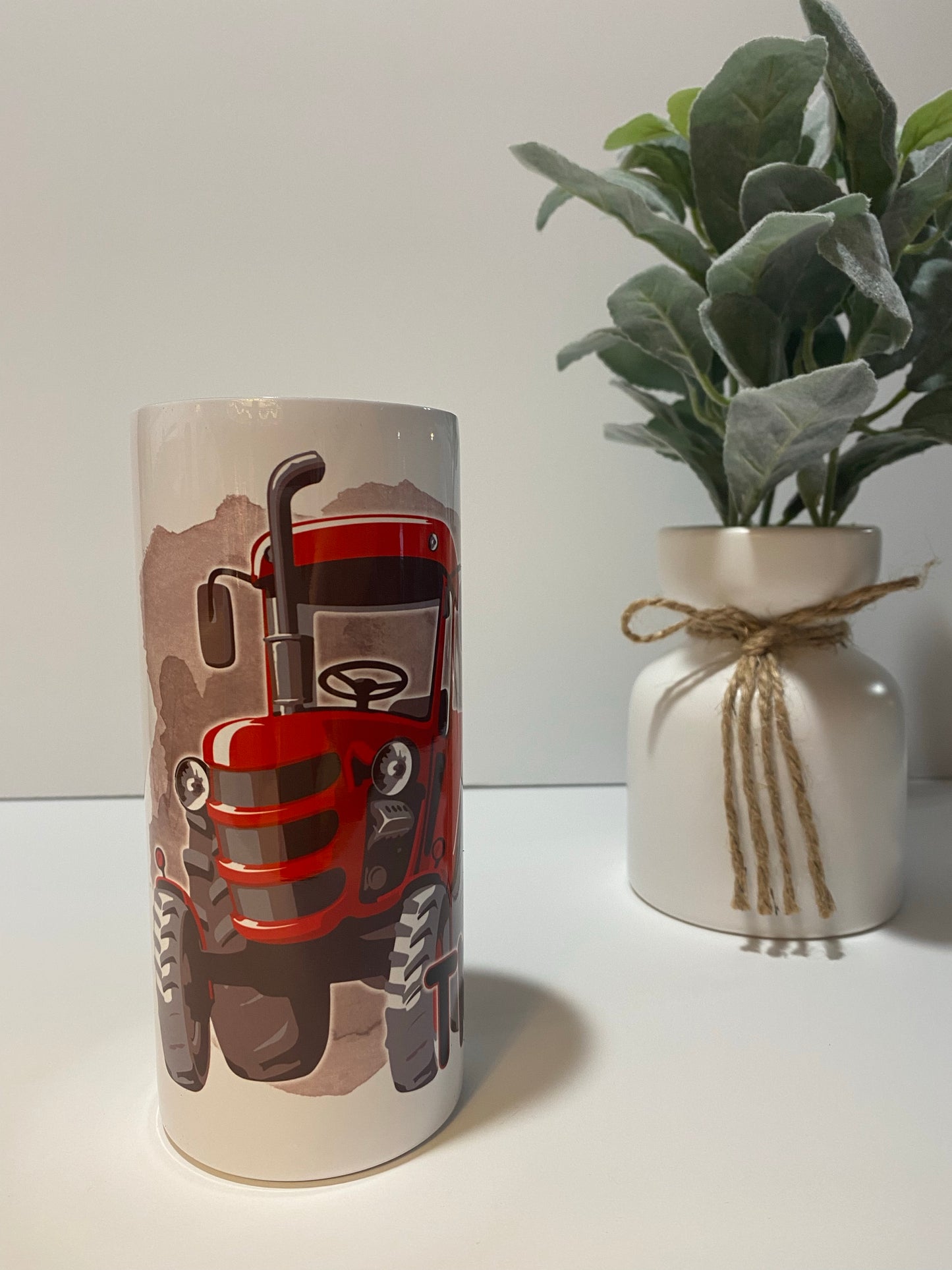 Red Tractor Tumbler