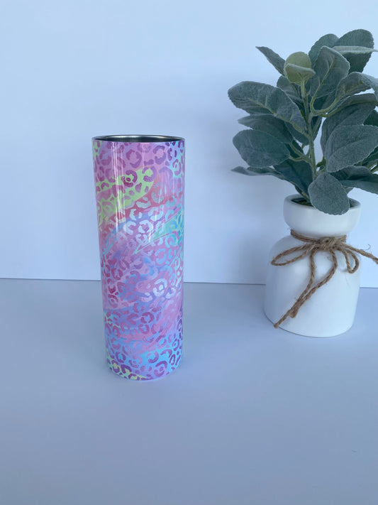 Pastel Cheetah Print Tumbler